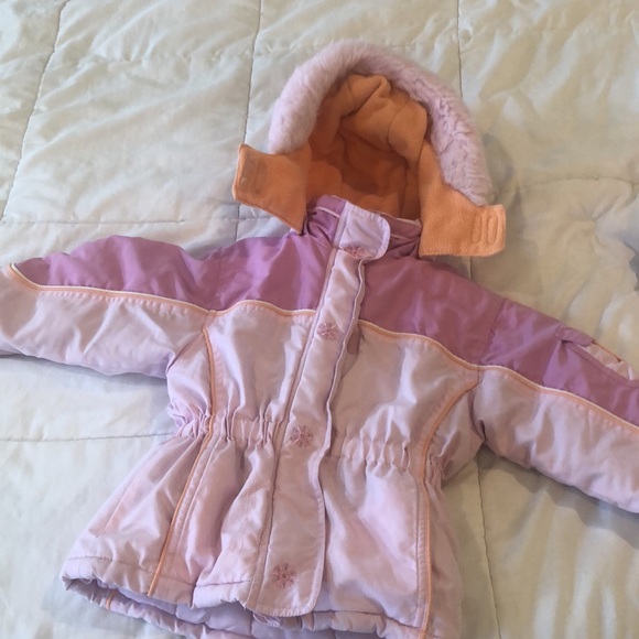 Girls pink 2 piece winter coat and fleece jacket, 3T. - Picture 14 of 16